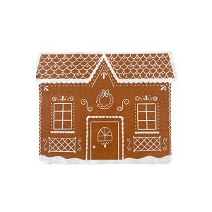 Daydream Society - Mini Gingerbread House Napkins - Pack of 16 Paper Napkins - 1 of 3
