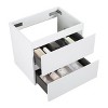 NicBex 23.8" Morden Bathroom Vanity without Sink, Wall Mounted Bathroom Storage Cabinet, 2 Spacious Drawers for Bathroom - 3 of 4