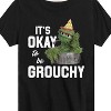 Boys' - Sesame Street - Oscar Its Okay To Be Grouchy Short Sleeve Graphic T-Shirt - 2 of 4