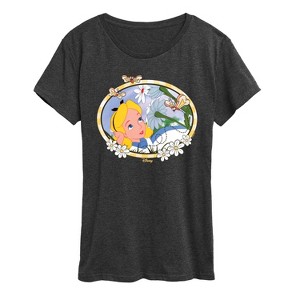 Women's - Disney - Alice in Wonderland Short Sleeve Graphic T-Shirt - 1 of 4
