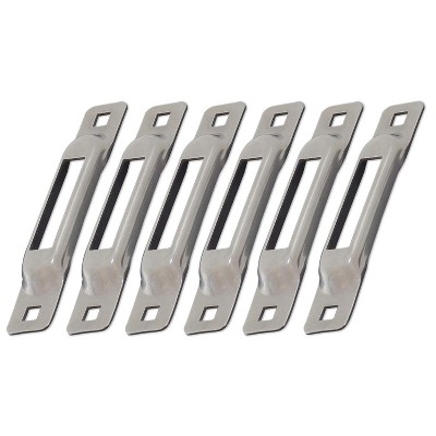 SNAP-LOC Unfinished SNAP-LOC E-Track Single Strap Anchor 6-Pack