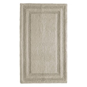 Tommy Bahama 2pc Isla Bath Rug Set Gray: Cotton Tufted, Machine Washable, Medium Pile - 1 of 4