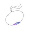 Ross-Simons 1.58 ct. t.w. Multi-Gemstone Bolo Bracelet in Sterling Silver Size - 3 of 4