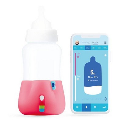 BlueSmart mia2 Intelligent Baby Feeding Monitor - Pink