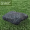 Gardenised Decorative Outdoor Weather-Resistant Artistic Artificial Faux Stone Rock, Garden Patio Granite Grey Fiberglass Stone - 4 of 4