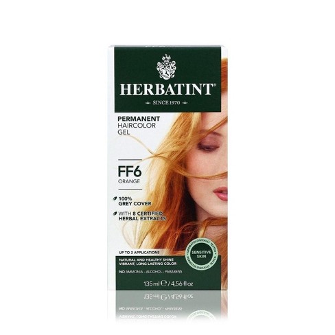 FF6-Flash Fashion Orange-Permanent Hair Color Gel 4.56 fl oz Liquid by  Herbatint