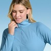 Lands' End Women's Quarter Zip Rash Guard - 3 of 3