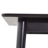 GlasFlength Dining Tables Modern Solid Wood Table Simple Elegant Design for Small Spaces and Kitchens, Black, 47.24"*27.56"*29.13" - 4 of 4
