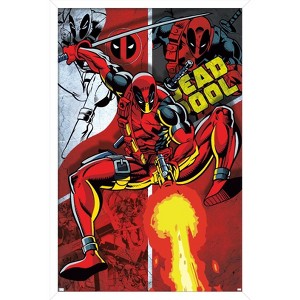 Trends International Marvel Comics - Deadpool - Collage Framed Wall Poster Prints - 1 of 4