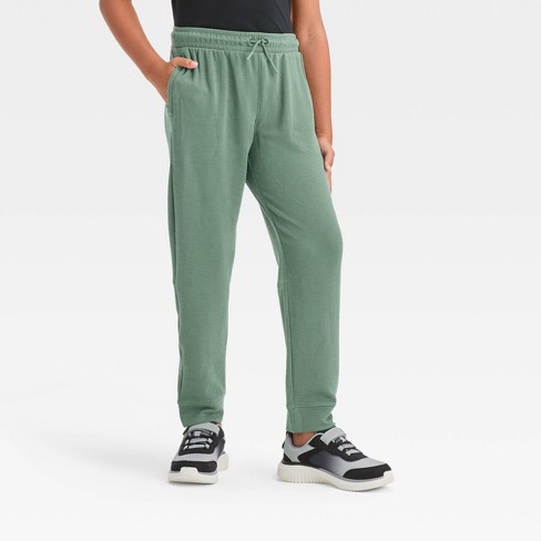 Girls' Cozy Soft Joggers - All In Motion™ Black L : Target