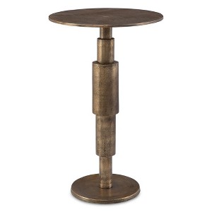 Uttermost Descend Gold Accent Table - 1 of 4