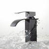 LunaLulinlk Bathroom sink faucet, single hole bathroom faucet, modern single handle lavatory faucet - 3 of 4