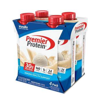Muscle Milk Pro Advanced Nutrition Protein Shake, Intense Vanilla, 14 Fl Oz  Bottle, 12 Pack, 40g Protein, 1g Sugar, 16 Vitamins & Minerals, 6g Fiber