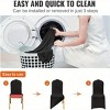 20PCS Stretch Spandex Non-Slip Chair Covers - Universal Fit, Washable Slipcovers for Wedding, Party, Banquet, Celebration & Dining (Black) - 4 of 4
