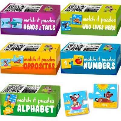 QUOKKA Matching Puzzles Set of 5