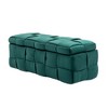 NicBex Modern 43.7" Velvet Storage Bench with Wood Frame for Bedroom and Entryway - 3 of 4