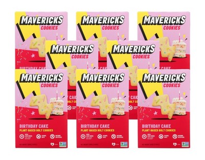Mavericks Snacks Birthday Cake Cookies - Case of 8/7.04 oz