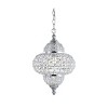 12" Metal Juliette Chandelier Pendant (Includes Energy Efficient Light Bulb) Chrome - JONATHAN Y: UL Listed, Adjustable Height - 2 of 4