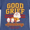 Girls' - Peanuts - Good Grief Academy Fitted Short Sleeve Graphic T-Shirt - 2 of 4