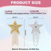 Unique Bargains Iron On Durable Clothing Star Rhinestone Patches 4 Pcs - 2 of 4