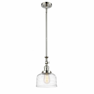 Bell - 1 Light Stem Hung Tiltable Mini Pendant In Industrial Style-14 Inches Tall and 8 Inches Wide