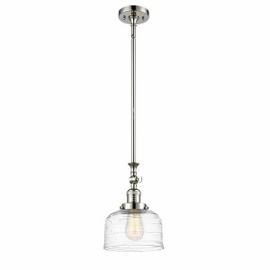 Bell - 1 Light Stem Hung Tiltable Mini Pendant In Industrial Style-14 Inches Tall and 8 Inches Wide - 1 of 1