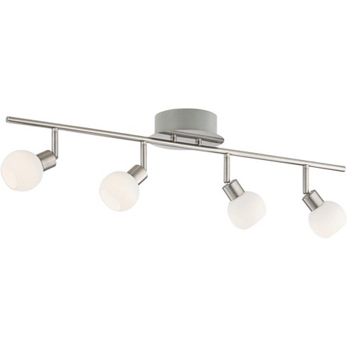 Pro Track Globe 4 head Led Ceiling Track Light Fixture Kit Plug In