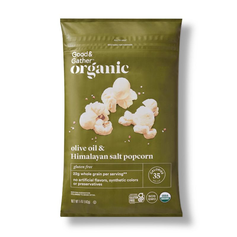 Organic Olive Oil &#38; Himalayan Salt Popcorn - Good &#38; Gather&#8482;, 1 of 6