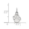 Black Bow Jewelry Sterling Silver Pittsburgh Panthers NCAA Extra Small Pendant - 2 of 3
