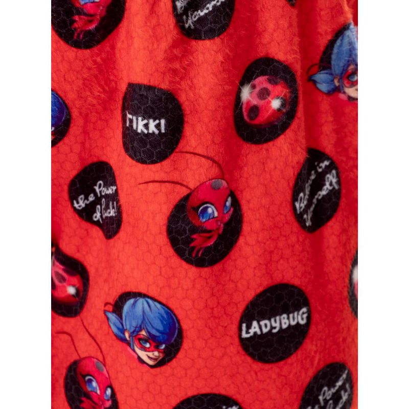 Miraculous: Tales of Ladybug & Cat Noir Girls' Power Luck Pajama Set Multicolored, 3 of 5