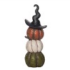Transpac Vintage Stacked Pumpkins Light Up Figurines Multicolored Battery Operated Halloween Tabletop Decor Gift - 4 of 4