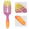 Unique Bargains Detangling Brush Paddle Hair Brush for Men and Women Styling Comb for Curly Straight Wavy Hair Multicolor - 3 of 4