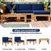 YOOCOZZ Wood Patio 5-Piece Sectional Sofa Seating Set with Cushions - 3 of 4