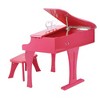 Hape Happy 30 Key Grand Piano with Bench in Pink, Preschool & Kids - 2 of 4