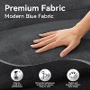 Vipbear black linen sofa bed, adjustable backrest, multi-functional small sofa bed, living room, apartment, office - 4 of 4