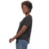 RAE DUNN - Women's Short Sleeve Shirttail Hem T-Shirt - 2 of 4
