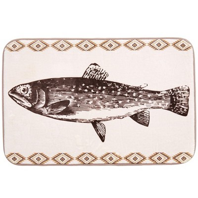 Fly Fishing Memory Foam Rug