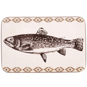 Fly Fishing Memory Foam Rug - 1 of 2