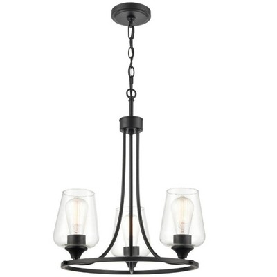 Millennium Lighting Ashford 3 - Light Chandelier in  Matte Black