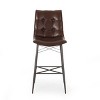 2pc Pineview Contemporary Tufted Counter Height Barstools - Christopher Knight Home - 3 of 4