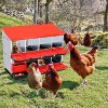 10 Compartment Metal Chicken Nesting Box, Automatic Roll-Out Egg Collection, Waterproof Galvanized Steel Laying Box, for Hens Ducks Rabbits - 4 of 4