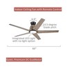 Emerson Floret Eco 60" Ceiling Fan, Oil Rubbed Bronze with Aged Oak Blades, 6-Speed Remote Control - 2 of 4