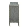 Treasure Trove Accents 4 Door Credenza Marion: Boxwood Ash Veneer, Geometric Pattern, No Assembly Required - 3 of 4
