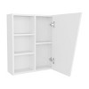 GlasFlength Decorative Wall Mirrors Bathroom Decor Cabinet Accent Mirror Vanity Mirrors Open Shelves for Bathroom Wall, White, 19.7"*23"*23.3" - 4 of 4