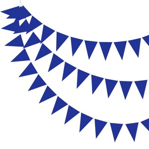 Unique Bargains 49ft Felt Fabric Triangle Bunting Garland Party Banner 1 Pcs - 1 of 4