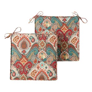 18in Square Outdoor Chair Pad (2-Pack) - 1 of 4