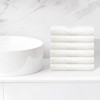 Unique Bargains Bathroom Solid Breathable Multi-Purpose Cotton Bath Washcloths 6 Pcs - 2 of 4