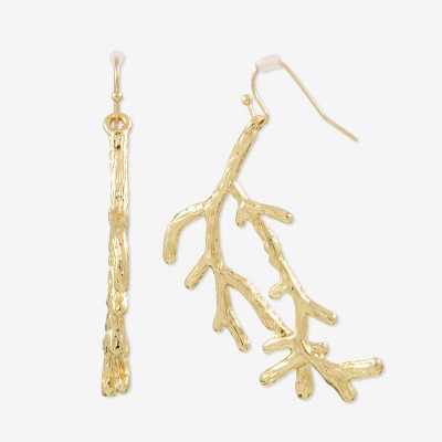 Sanctuary Project Branch Statement Earrings Gold