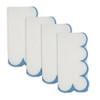 Saro Lifestyle Scalloped Hem Napkin (Set of 4) - 2 of 4