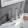 PROOX 8 in. Widespread Double-Handle Bathroom Faucet with Pop Up Drain - 3 of 4